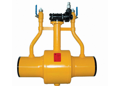 燃?xì)馔◤街甭耠p排氣焊接球閥